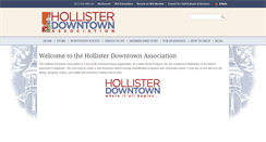 Desktop Screenshot of downtownhollister.org